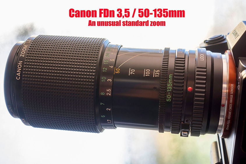 Canon nFD 3.5 50135mm apertureonepointfour